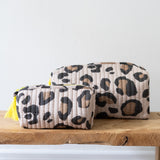 Lepard Print Toiletry Bag