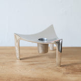 Chrome Triangular Footed Taper Holder