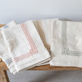 Cotton Napkins w/ Embroidery - Set of 4