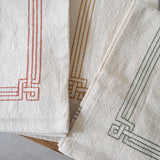 Cotton Napkins w/ Embroidery - Set of 4