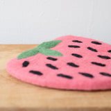 Berry Felt Wool Trivet