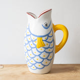 Blue Scale Fish Jug