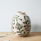 Small Frond Round Vase