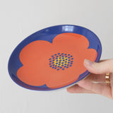 Poppy Appetizer Plates - Set of 4