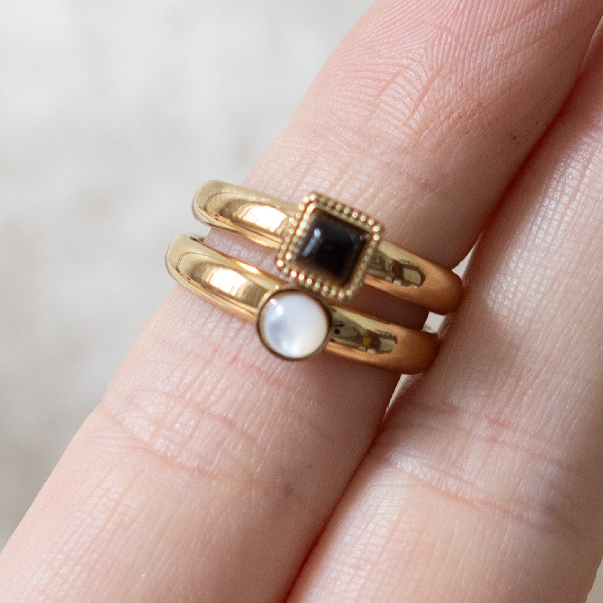 Mia Double Stone Ring