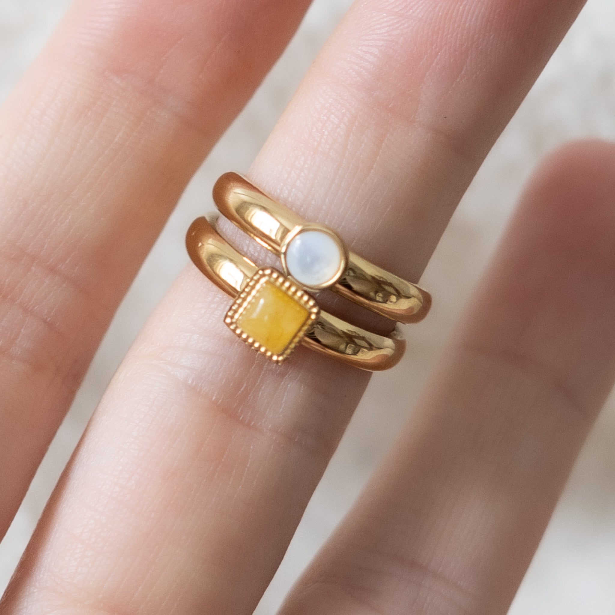 Mia Double Stone Ring