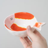 Orange Striped Fish Bowl