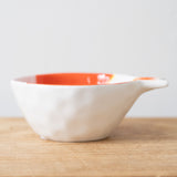 Orange Striped Fish Bowl