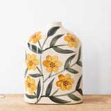 Medium Floral Flat Vase