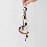 Rocking Horse & Baseball Charm Keychain