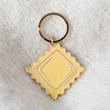 Ravioli Pasta Enamel Keychain