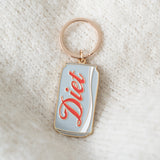 Diet Soda Can Enamel Keychain