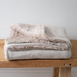 Knit Teddy Crib Blanket