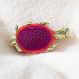 Red Dragon Fruit Hair Claw Clip