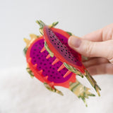 Red Dragon Fruit Hair Claw Clip
