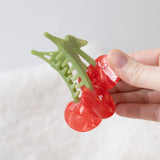Cherry Hair Claw Clip