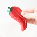 Red Pepper Hair Claw Clip