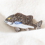 Grouper Fish Hair Claw Clip