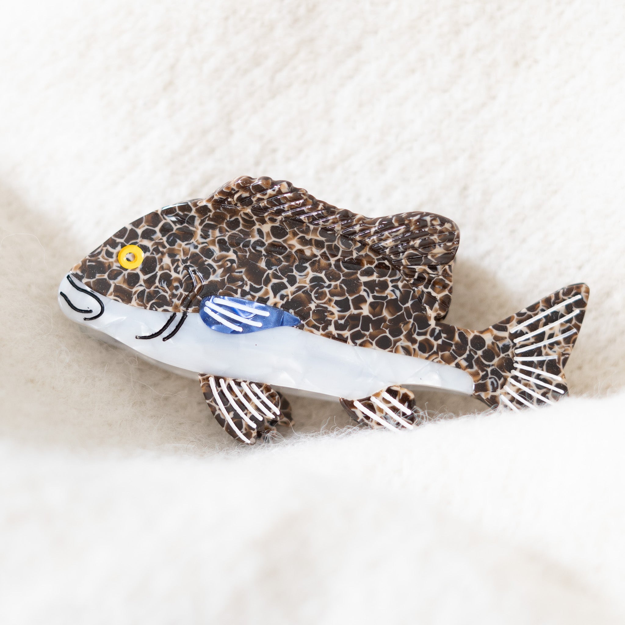 Grouper Fish Hair Claw Clip