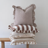 Ruffle Stripe Pillow