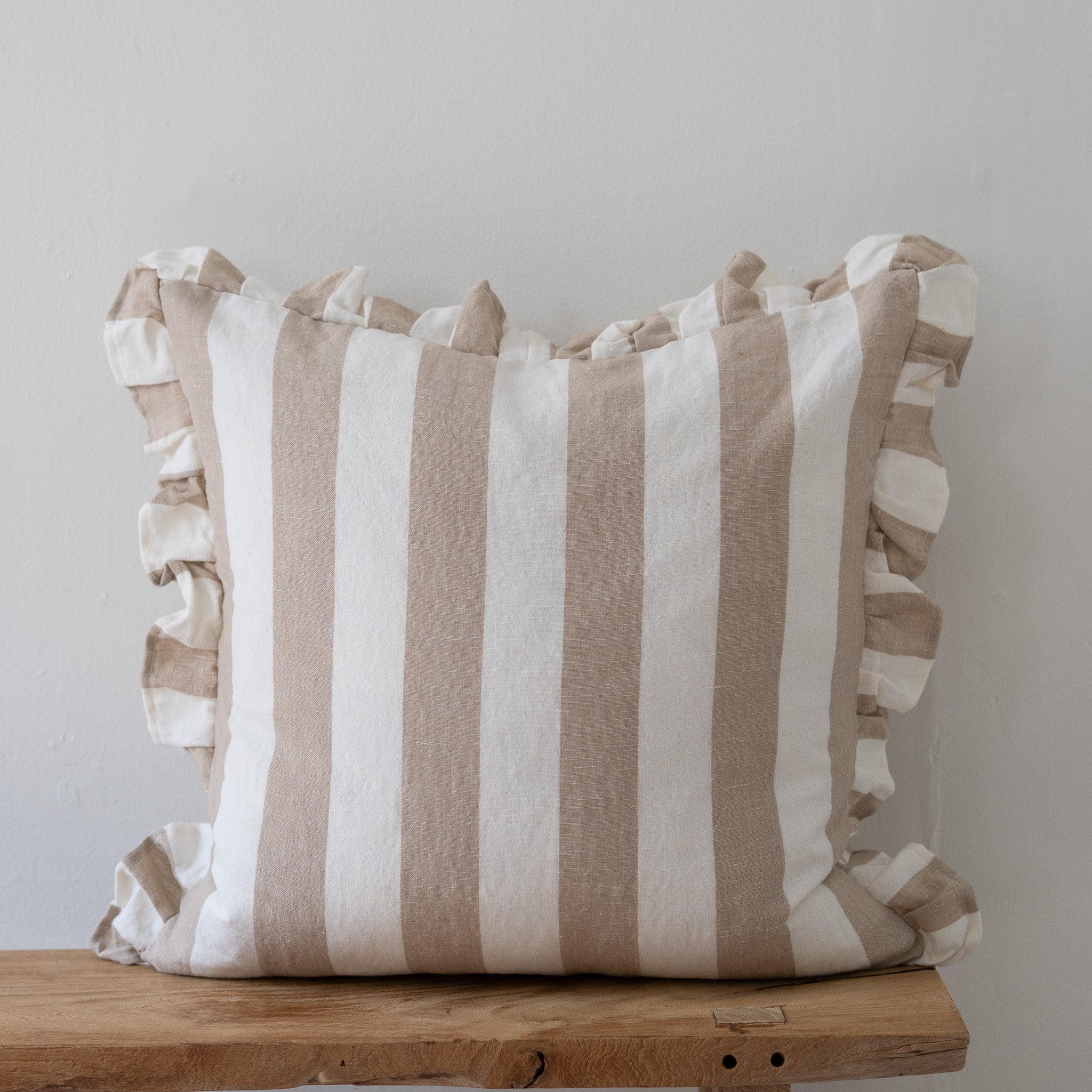 Ruffle Stripe Pillow