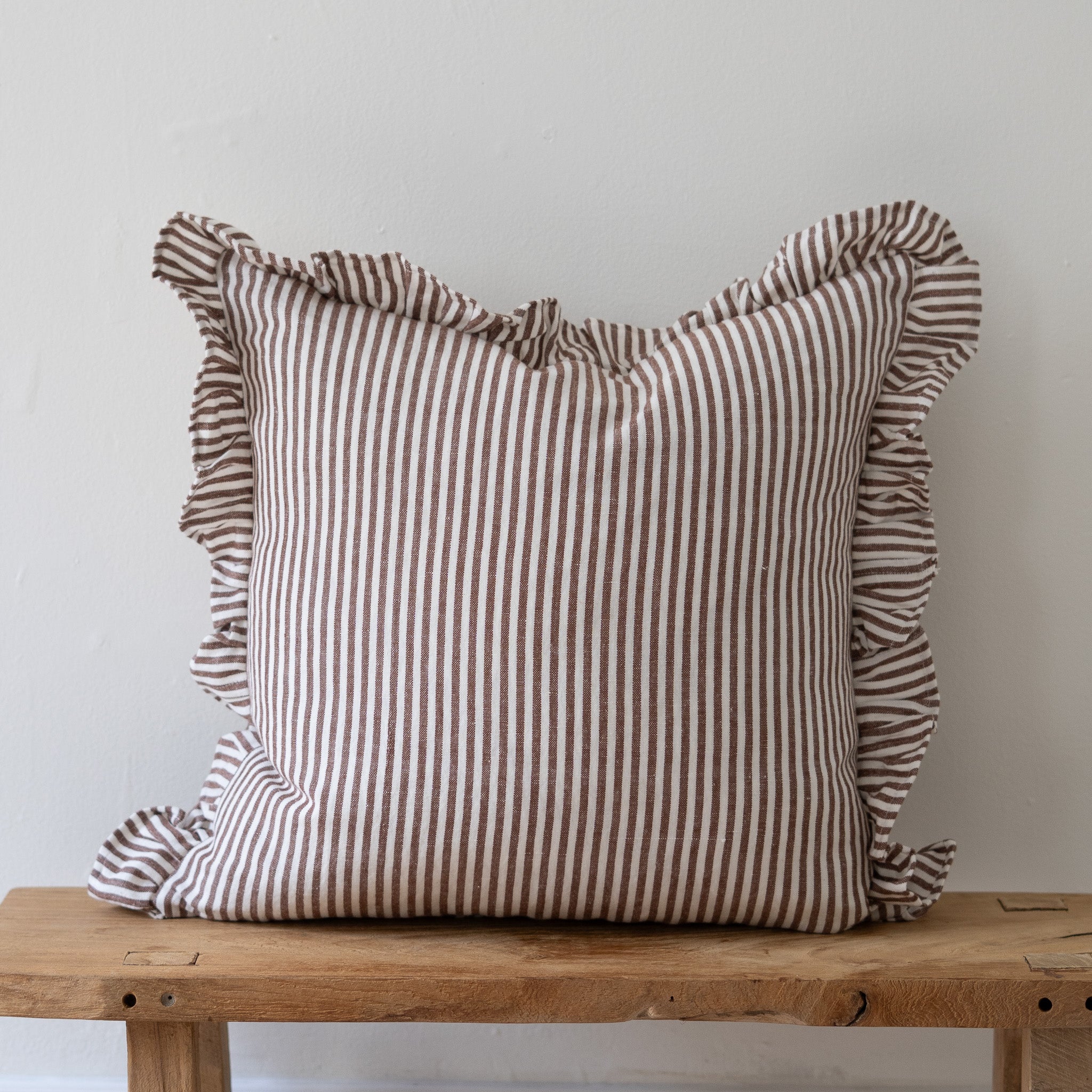 Ruffle Stripe Pillow