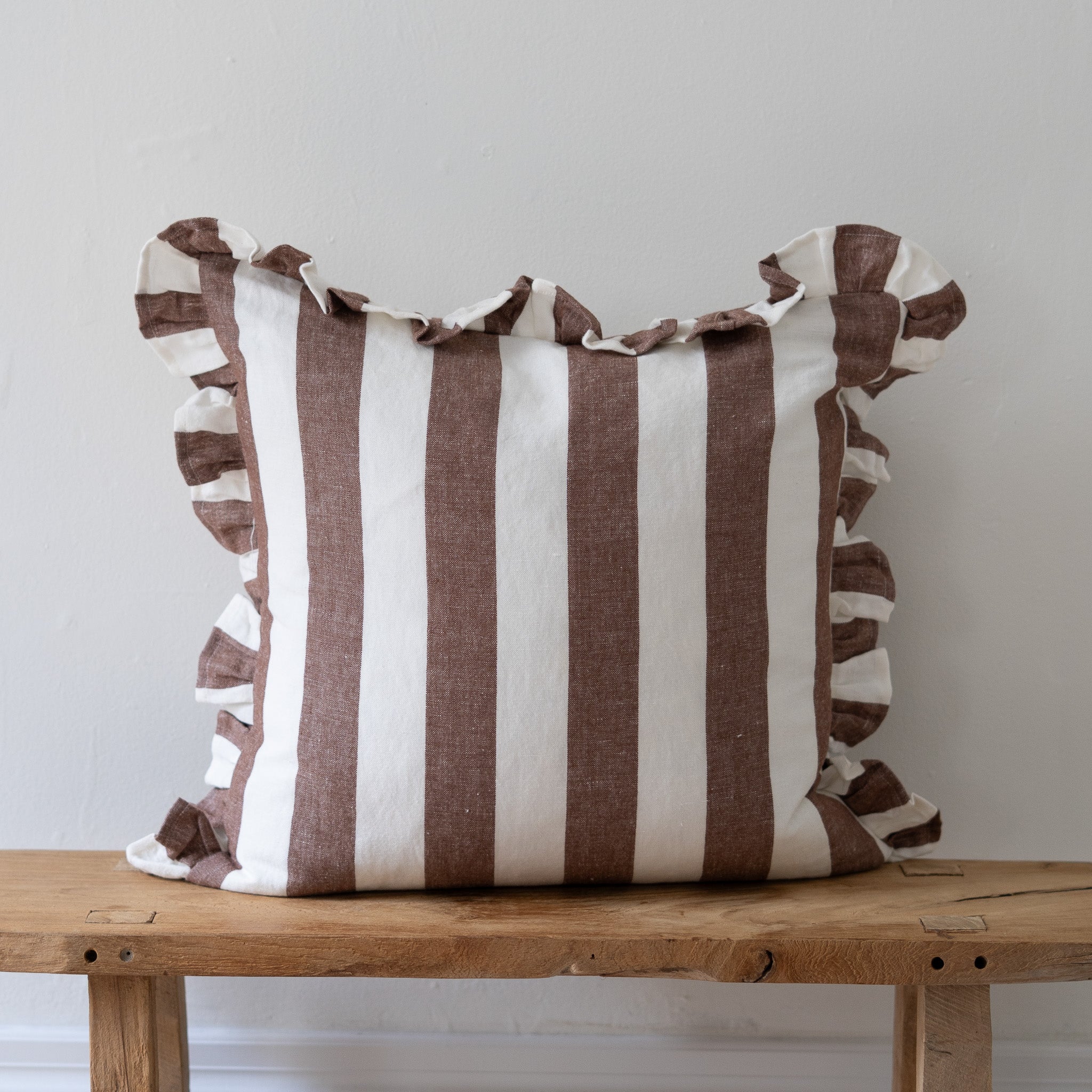 Ruffle Stripe Pillow