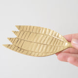 Palm Leaf Brass Trinket Dish