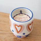 A Dopo Hearts Candle