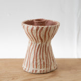 Zebra Handmade Paper Mache Taper Holder