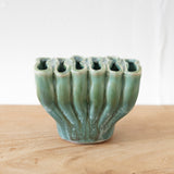 Sculptural Vase with 6 Sections