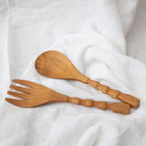 Teak Salad Servers