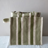Stripe Shopping Tote