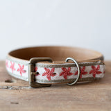 Finch Embroidered Dog Collar