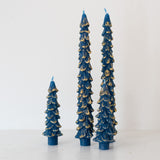 Tree Shaped Taper Candles - Set of 2