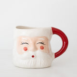Hand-Painted Santa Mug
