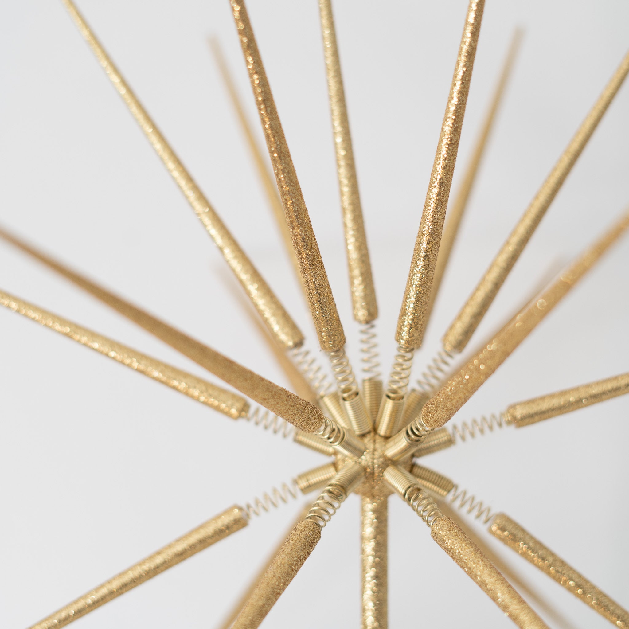 Gold Glitter Collapsible Tree Topper SOCCO Living