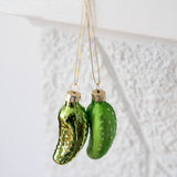 Blown Glass Pickle Ornament