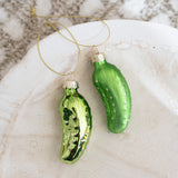 Blown Glass Pickle Ornament