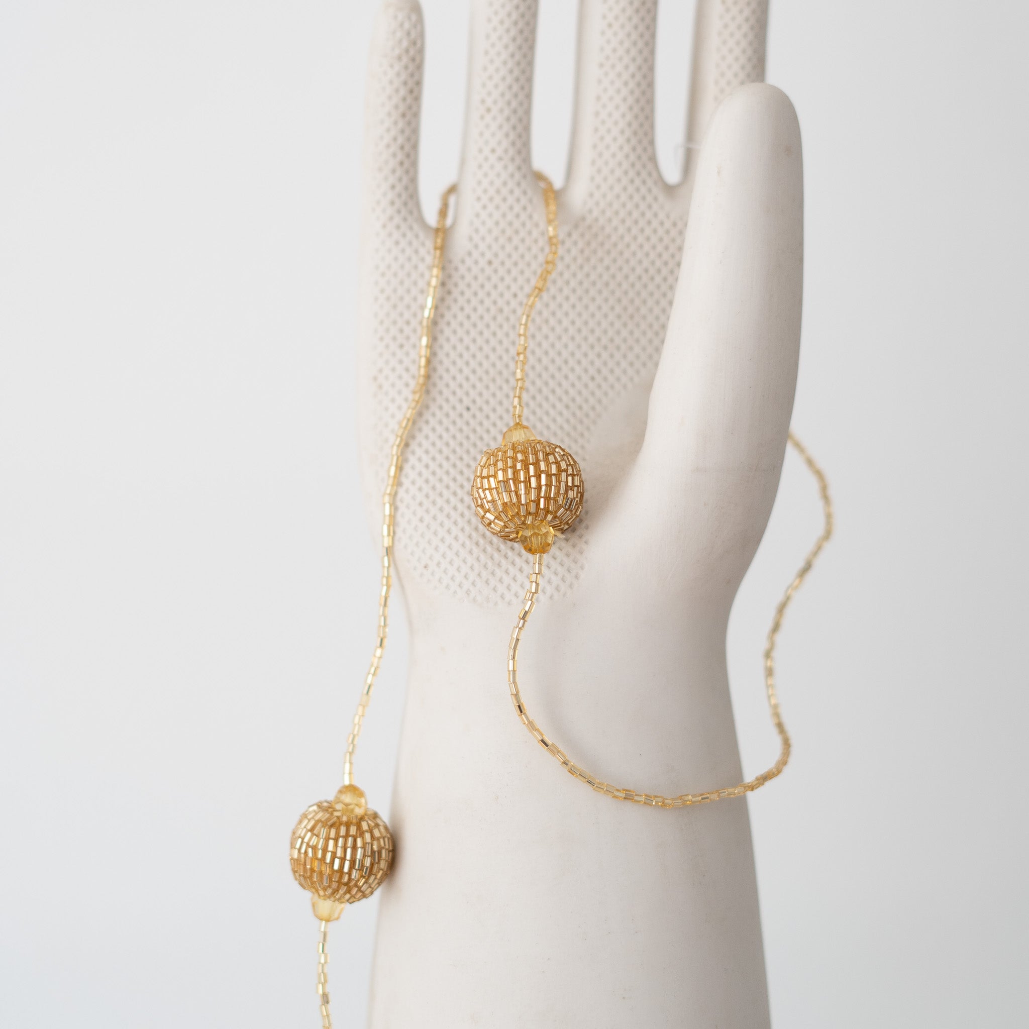 Small Glass Bead Ball Garland