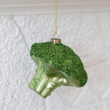 Blown Glass Broccoli Ornament