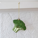 Blown Glass Broccoli Ornament