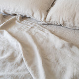 Stonewashed Linen Flat Sheet Natural