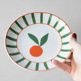 Citrus Burst Appetizer Plates - Set of 4