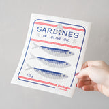 Sardines Swedish Sponge Cloth