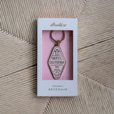 Hotel California Enamel Keychain
