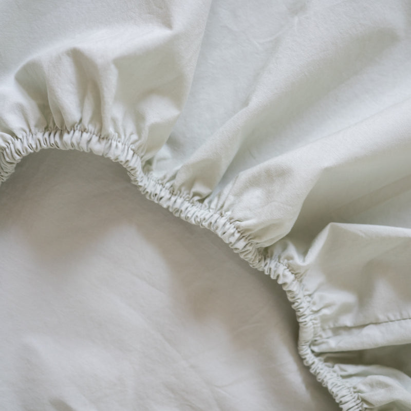 Percale Cotton Fitted Sheet