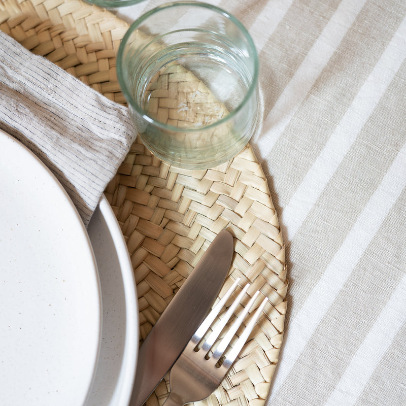 Straw Round Placemat