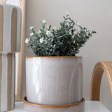 Floral Spray Plant Pot