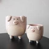 Pig on Legs Planter